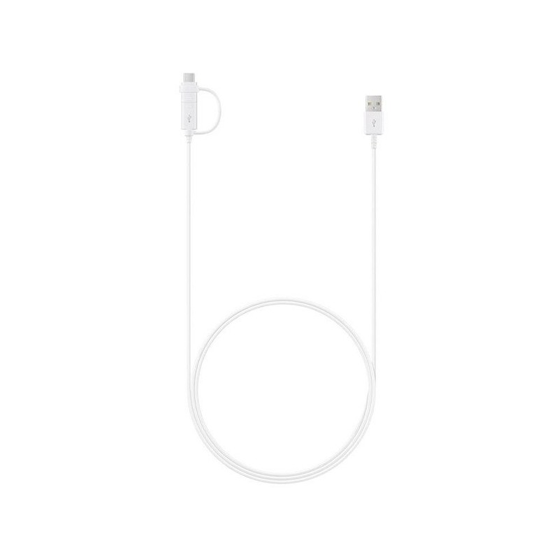 ADAPTENTAS SAMSUNG DG930DWEG micro USB ir USB-C / Baltas EP-DG930DWEGWWW-Kabeliai ir laidai-Televizoriai ir priedai-Samsung