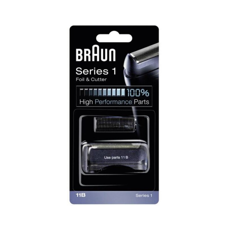 TINKLELIS + PEILIUKAS BRAUN 11 B BLU-Barzdaskutės-Grožis ir sveikata-Braun