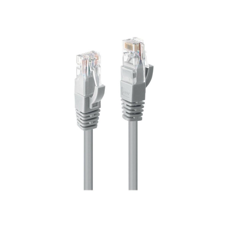 Kabelis CAT5E U/UTP 2M GREY 48402 LINDY-Kabeliai ir laidai-Televizoriai ir priedai-LINDY