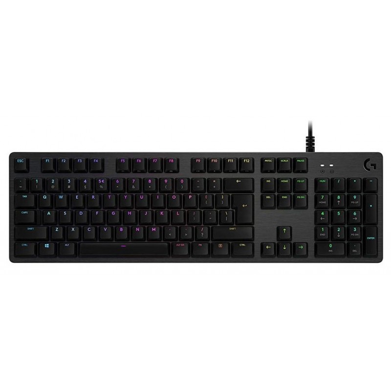 KLAVIATŪRA LOGITECH G512 Carbon RGB Blue (JAV)-Klaviatūros-Išmaniųjų (Smart TV) ir televizorių priedai-Logitech