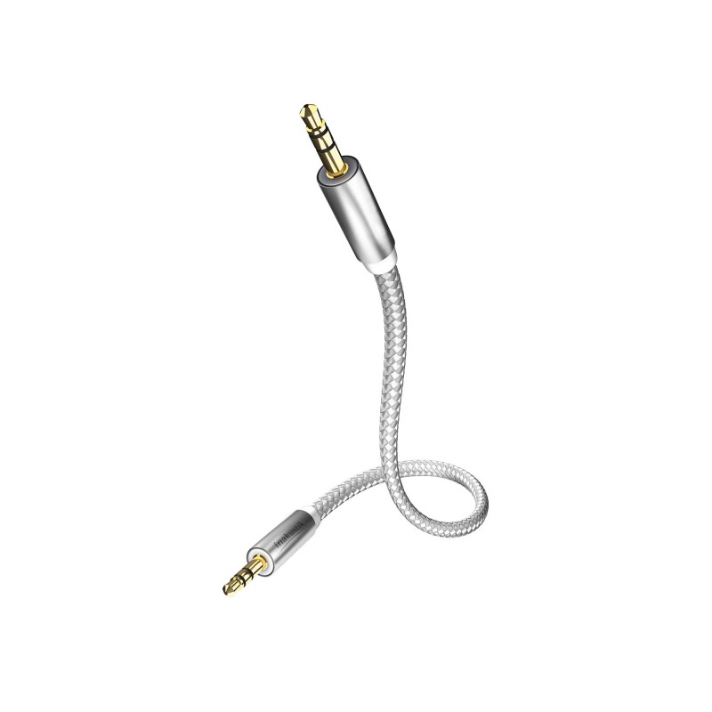 Kabelis 3,5 mm kištukas - 3,5 mm kištukas 0,75 m stereo, belaidis PREMIUM-Kabeliai ir laidai-Televizoriai ir priedai-INAKUSTIK