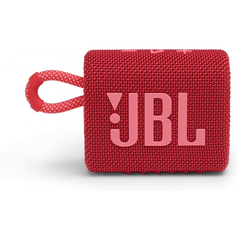 BEVIELĖ KOLONĖLĖ JBL GO3 RED JBLGO3RED-Garso kolonėlės-Išoriniai kompiuterių aksesuarai-JBL