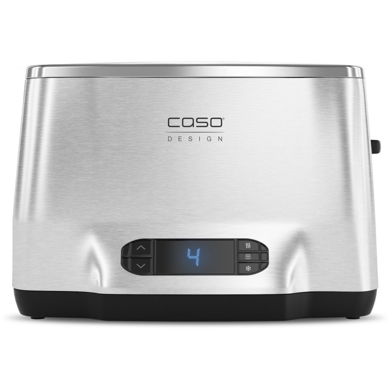 Caso Skrudintuvas Inox Nerūdijantis plienas, Nerūdijantis plienas, 1050 W, Lizdų skaičius 2, Galios lygių skaičius 9, Bandelių-S