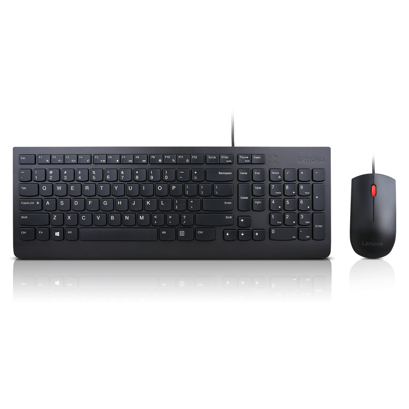 Lenovo klaviatūros ir pelės kombinuotas, laidinis, klaviatūros išdėstymas anglų/lietuvių k.