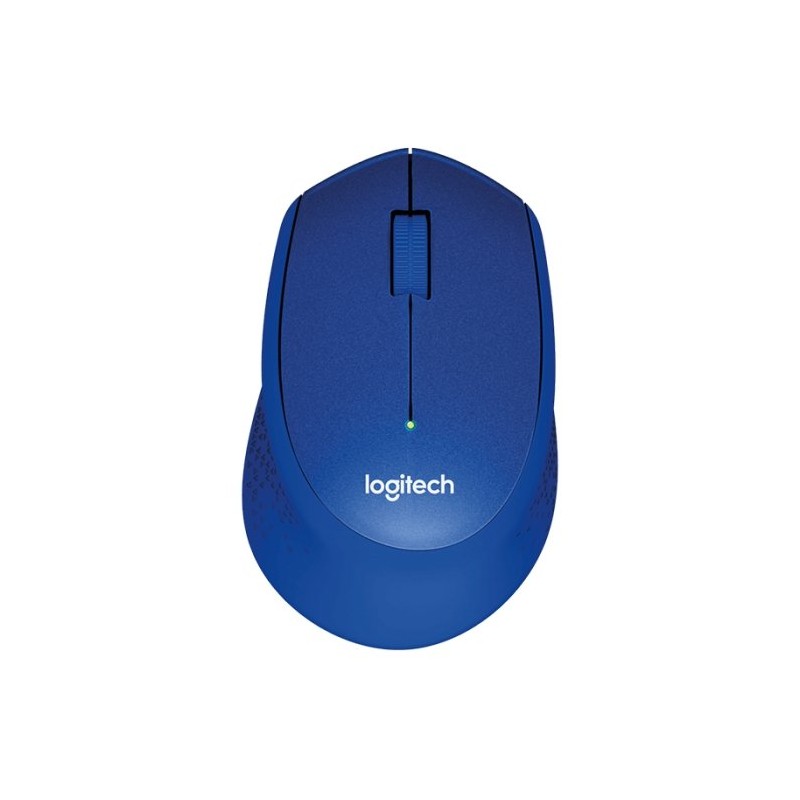 BELAIDĖ PELĖ LOGITECH M330 SILENT PLUS BLUE - 2.4GHZ-Pelės-Išoriniai kompiuterių aksesuarai-Logitech