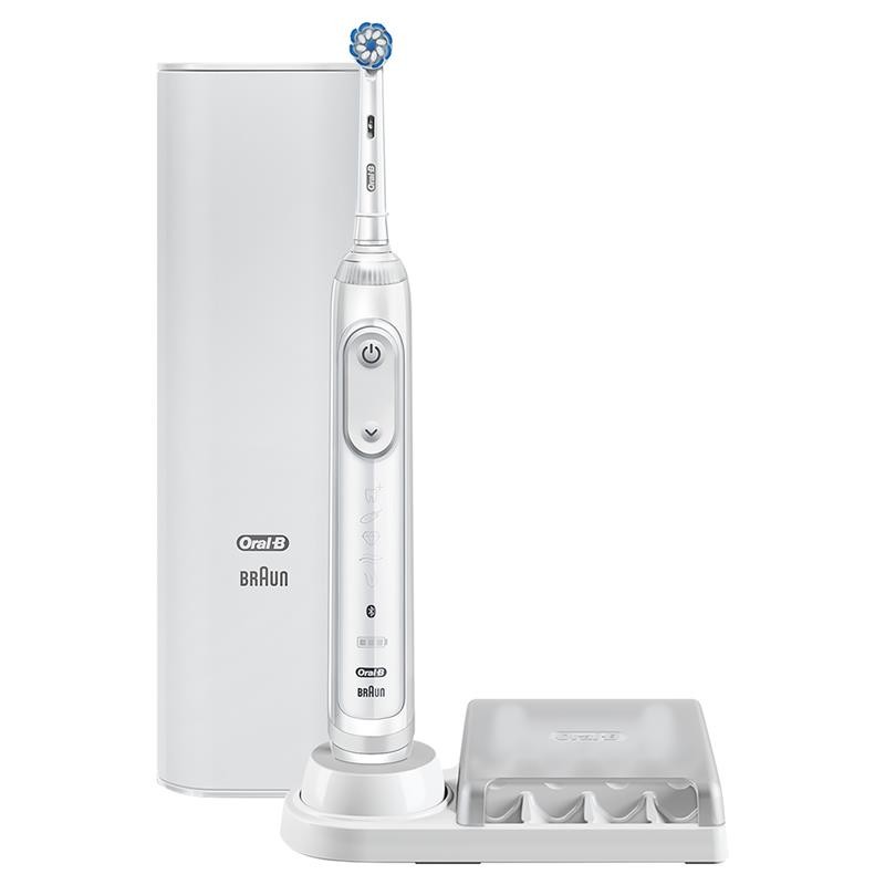 Oral-B elektrinis dantų šepetėlis Genius X 20000N Suaugusiesiems, Įkraunamas, Veikimo laikas 12 savaičių min.