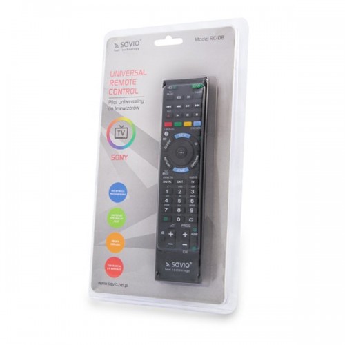 NUOTOLINIO VALDYMO PULTAS SAVIO RC-08 SONY-Nuotolinio valdymo pultai-Išmaniųjų (Smart TV) ir televizorių priedai-Savio