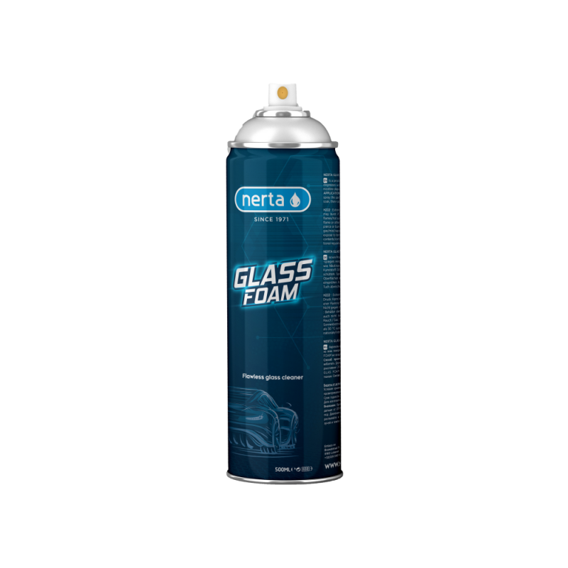 Putos automobilių stiklų valymui NERTA GlassFoam 500 ml