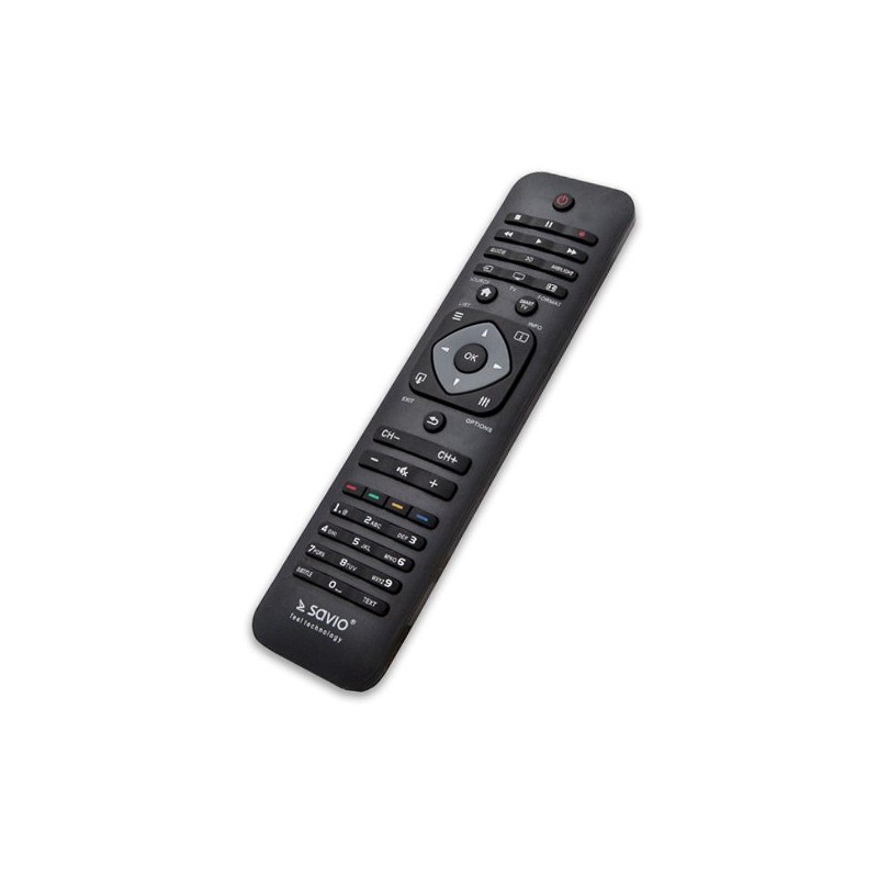 NUOTOLINIO VALDYMO PULTAS SAVIO RC-10 PHILIPS-Nuotolinio valdymo pultai-Išmaniųjų (Smart TV) ir televizorių priedai-Savio
